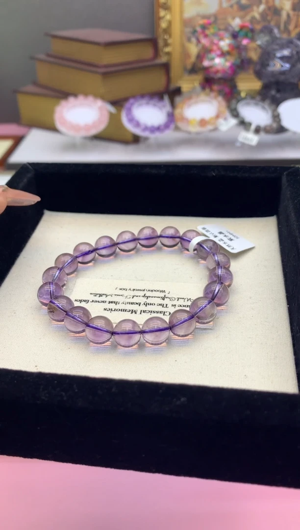 【闪购商品】水晶手串未镶嵌10+玻利维亚紫水晶