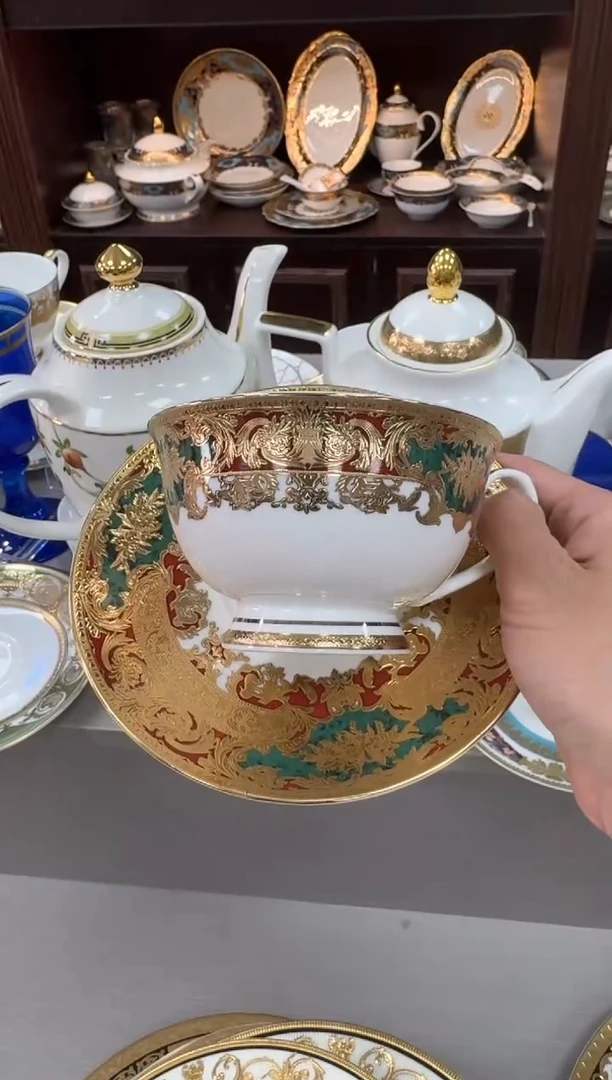 【闪购商品】瓷片220毫升杯碟福利款