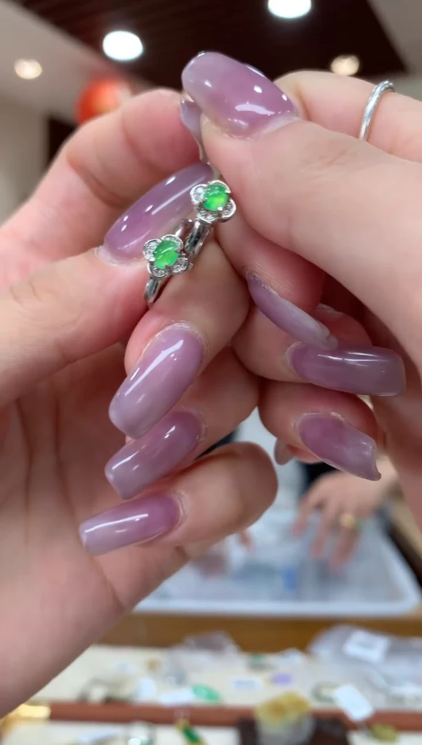 未镶嵌翡翠耳饰耳包