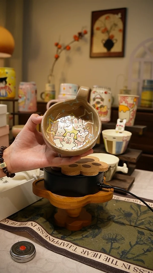 摆件【不带盒子】691高温釉下彩