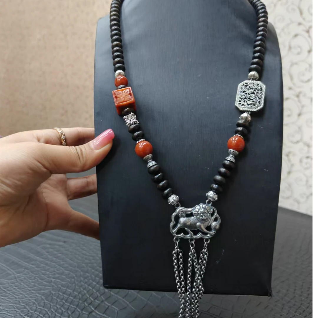 XLP46翡翠复古项链