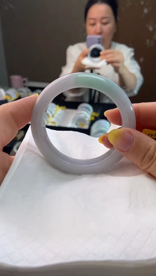 未镶嵌手镯翡翠57.2圈口d