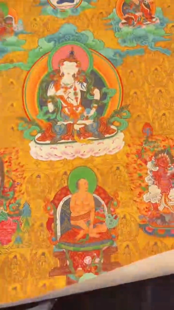 装裱画唐卡藏艺阁高端绘画作品TK16097