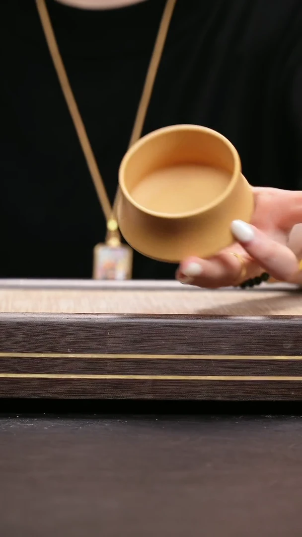 茶壶紫砂黄金段  柱础杯