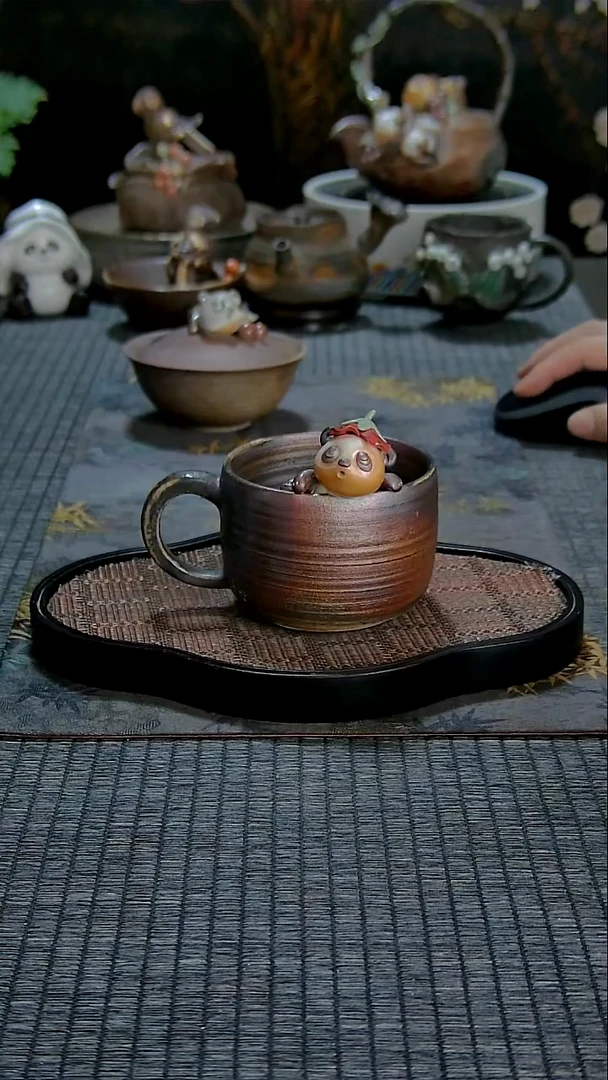 黄老师熊猫马克杯