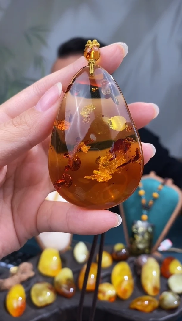 裸石琥珀未镶嵌基地发货 一物一证 顺丰包邮