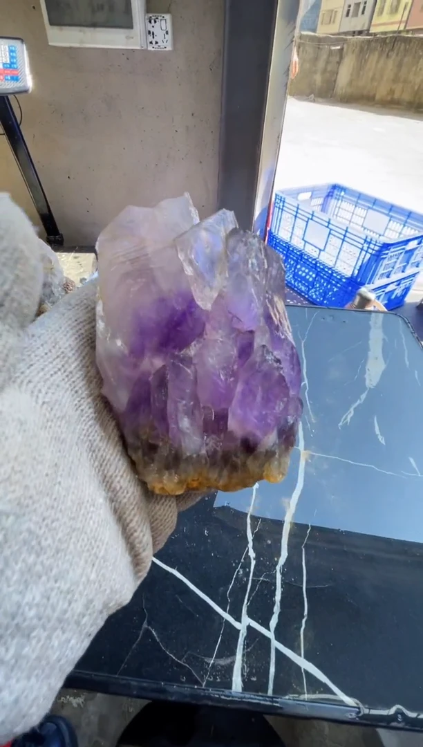 【闪购商品】水晶原石未镶嵌天然紫水晶原石摆件