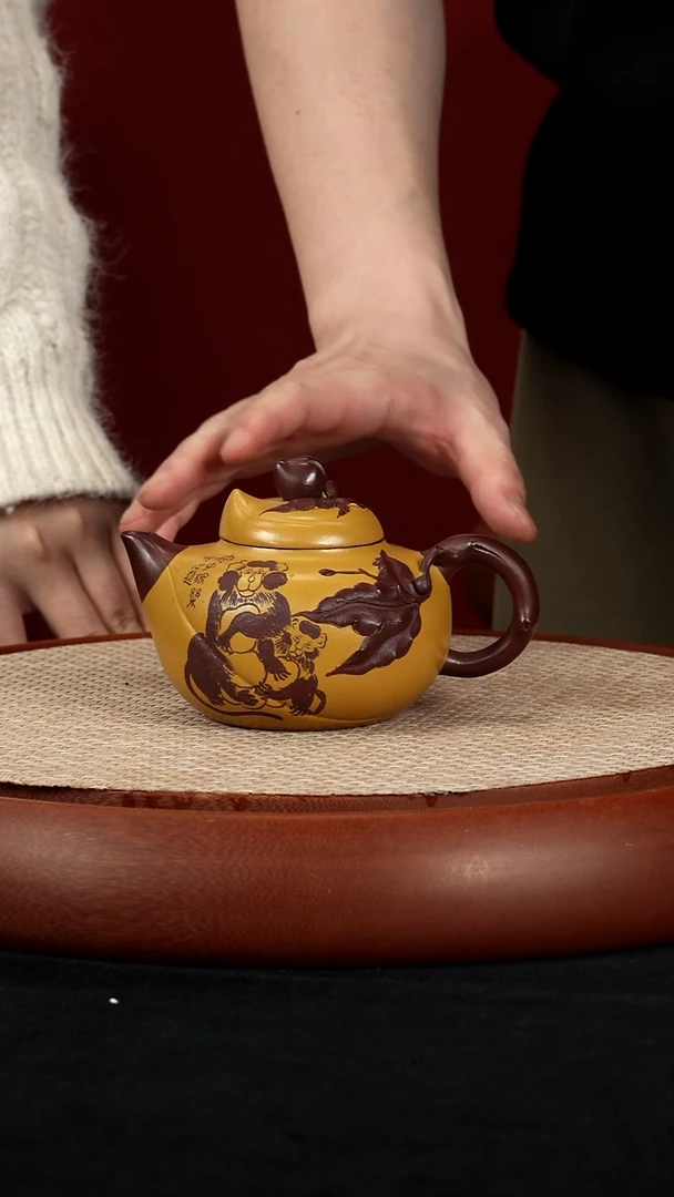 【k031】福寿宜兴紫砂ZWP