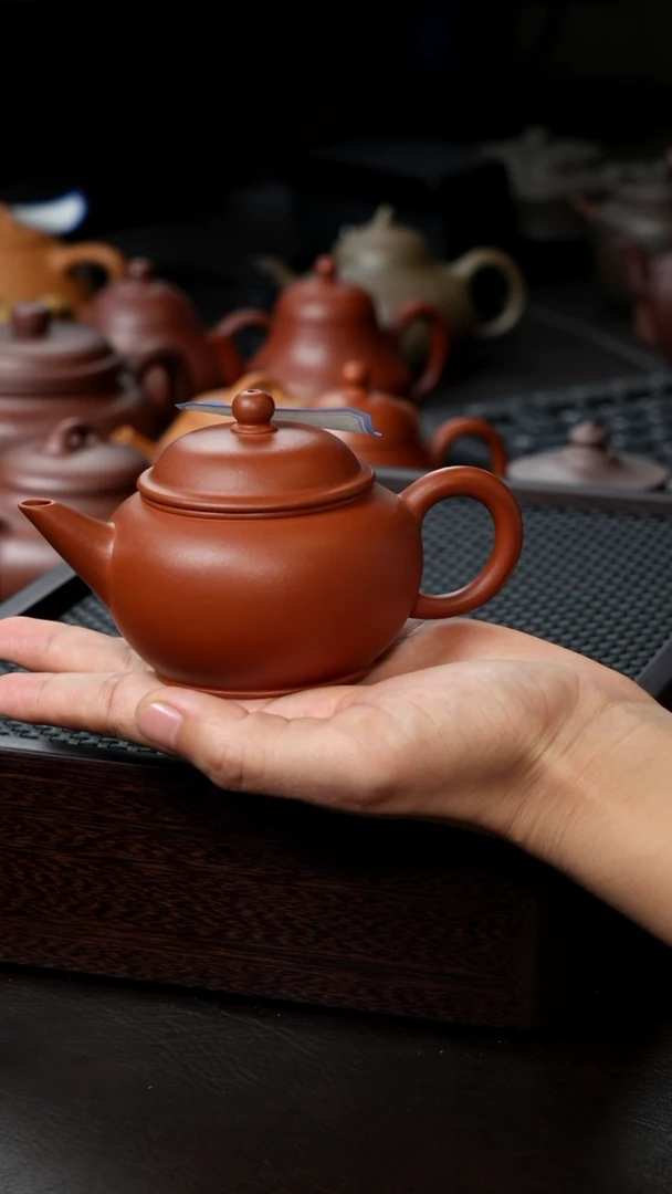 茶壶紫砂牧**0南朱水平微瑕半手140
