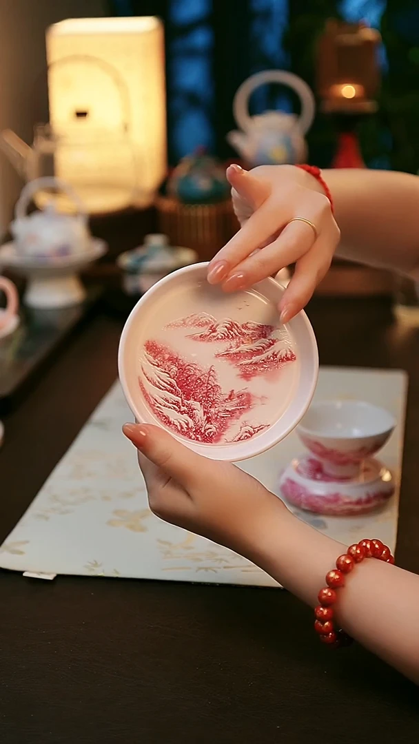 陶瓷茶具千秋雪壶承