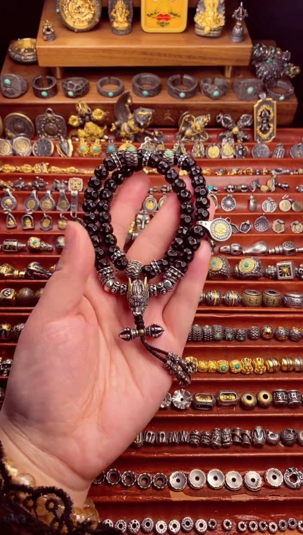 【闪购商品】文玩龙头耶蒂手串套装