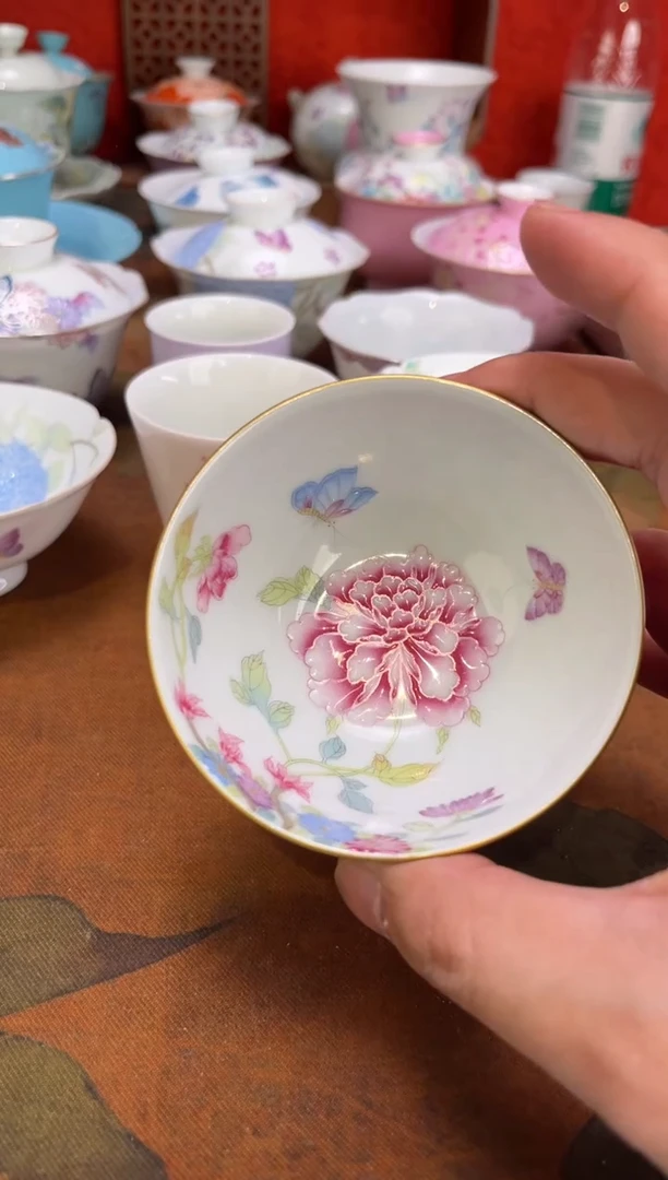 景德镇纯手绘陶瓷茶具