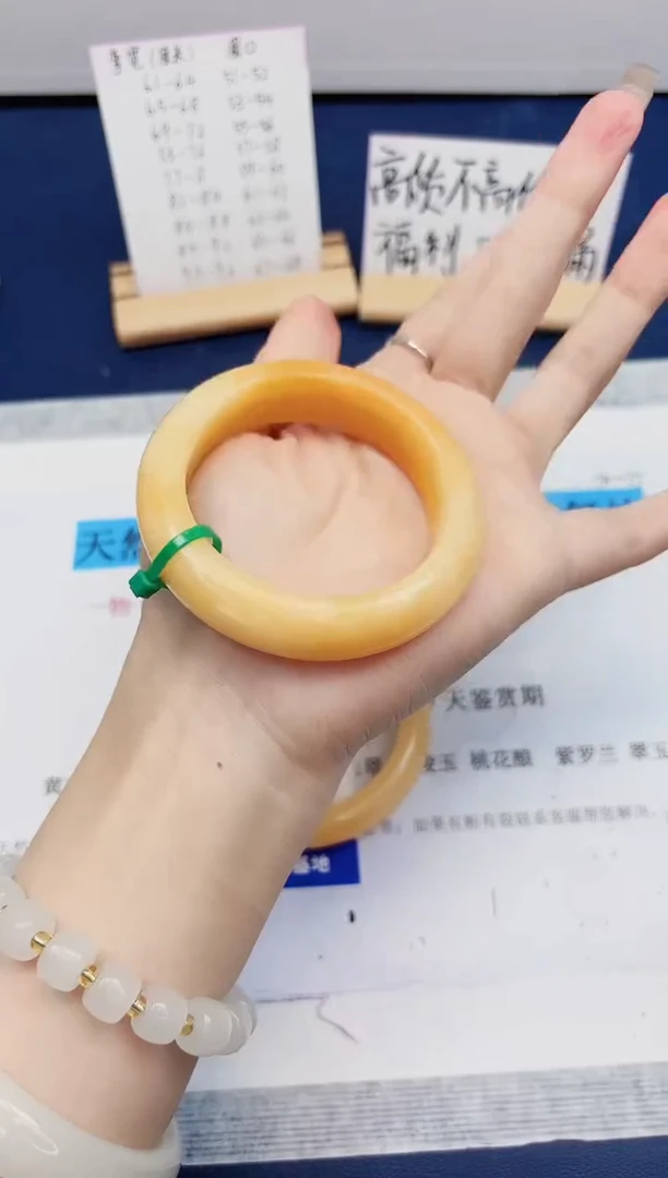 【闪购商品】石英质玉手镯未镶嵌65-财气镯-圈口54