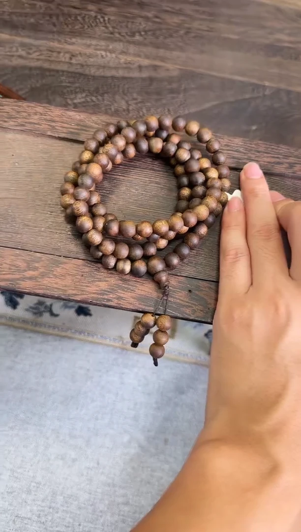 沉香手串海南紫罗兰圆珠09/42克多样性发货一条