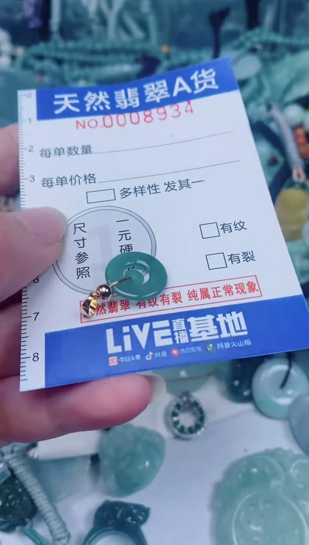 颈饰未镶嵌翡翠00008934
