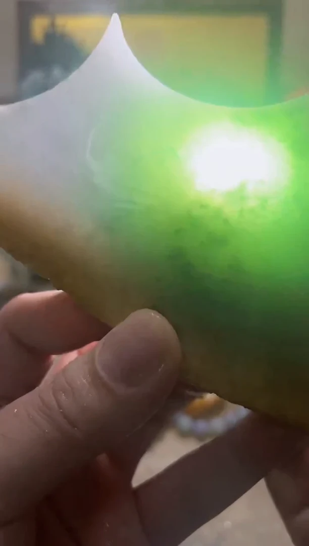 未镶嵌挂件翡翠A货常星6077