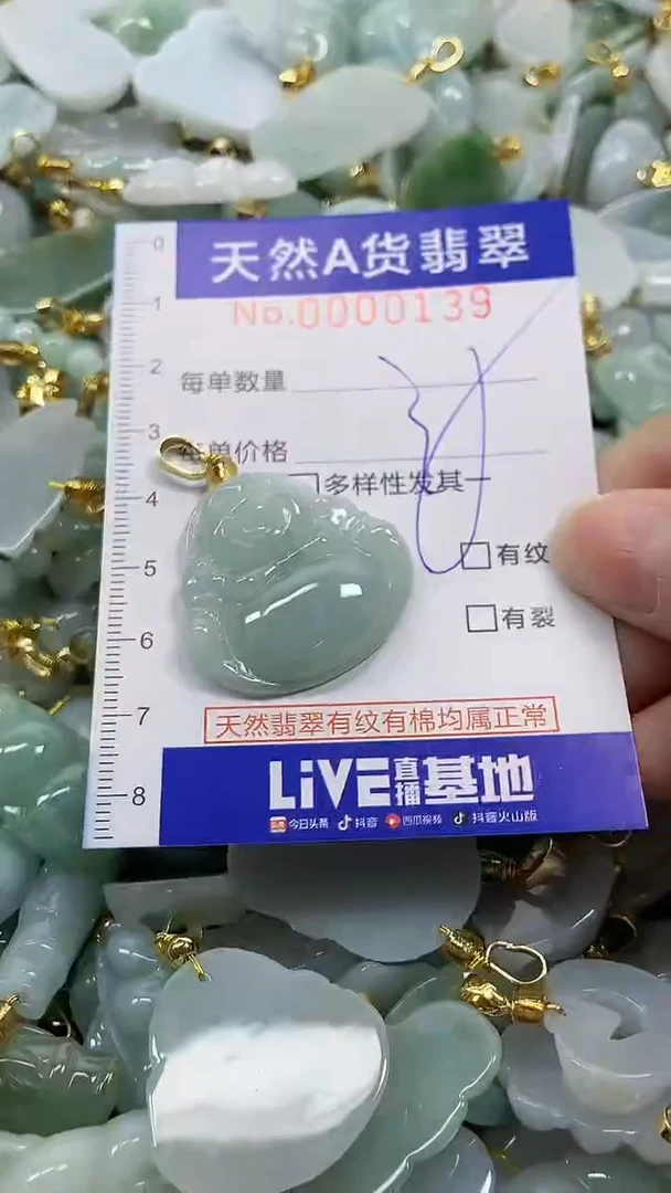 颈饰未镶嵌翡翠天然A货翡翠