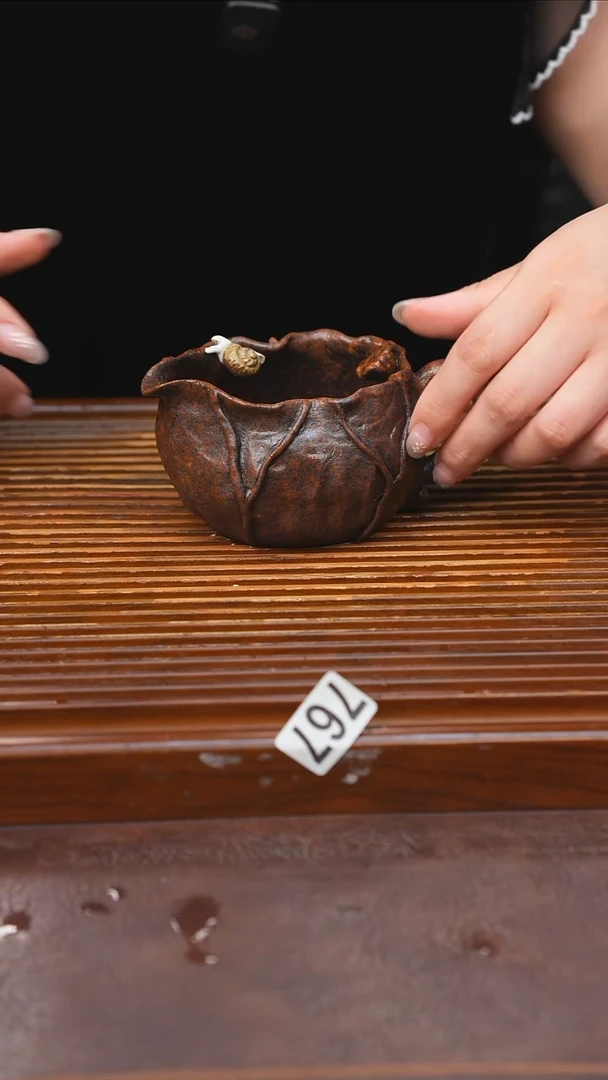 万古烧粗陶手工茶具