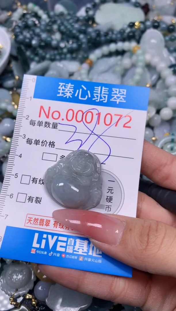 【闪购商品】翡翠颈饰未镶嵌含绳0001072
