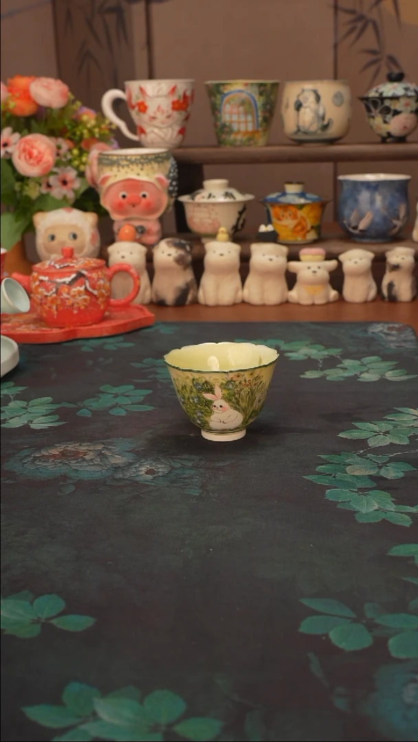 紫霞  花丛小白兔主人杯