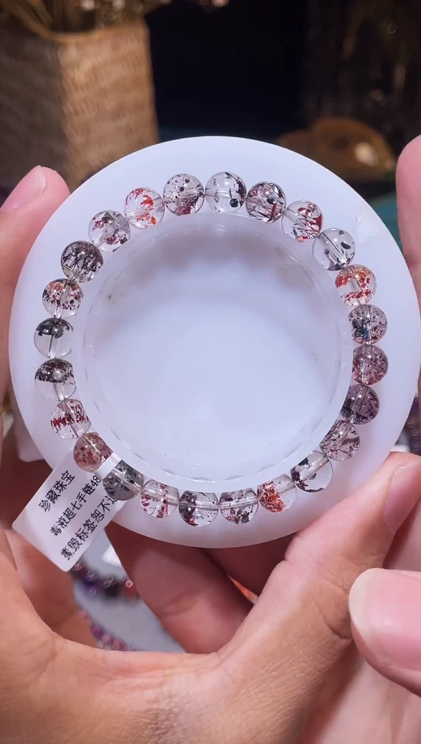 未镶嵌手串水晶毒液超七单圈7m+