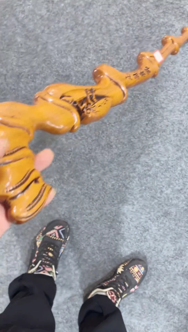 木木头款黄杨木一鸣惊人手杖88