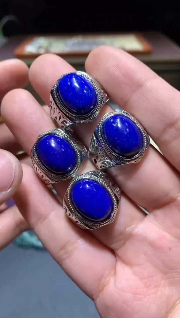 【闪购商品】青金石戒指未镶嵌H09【多样性发其一】