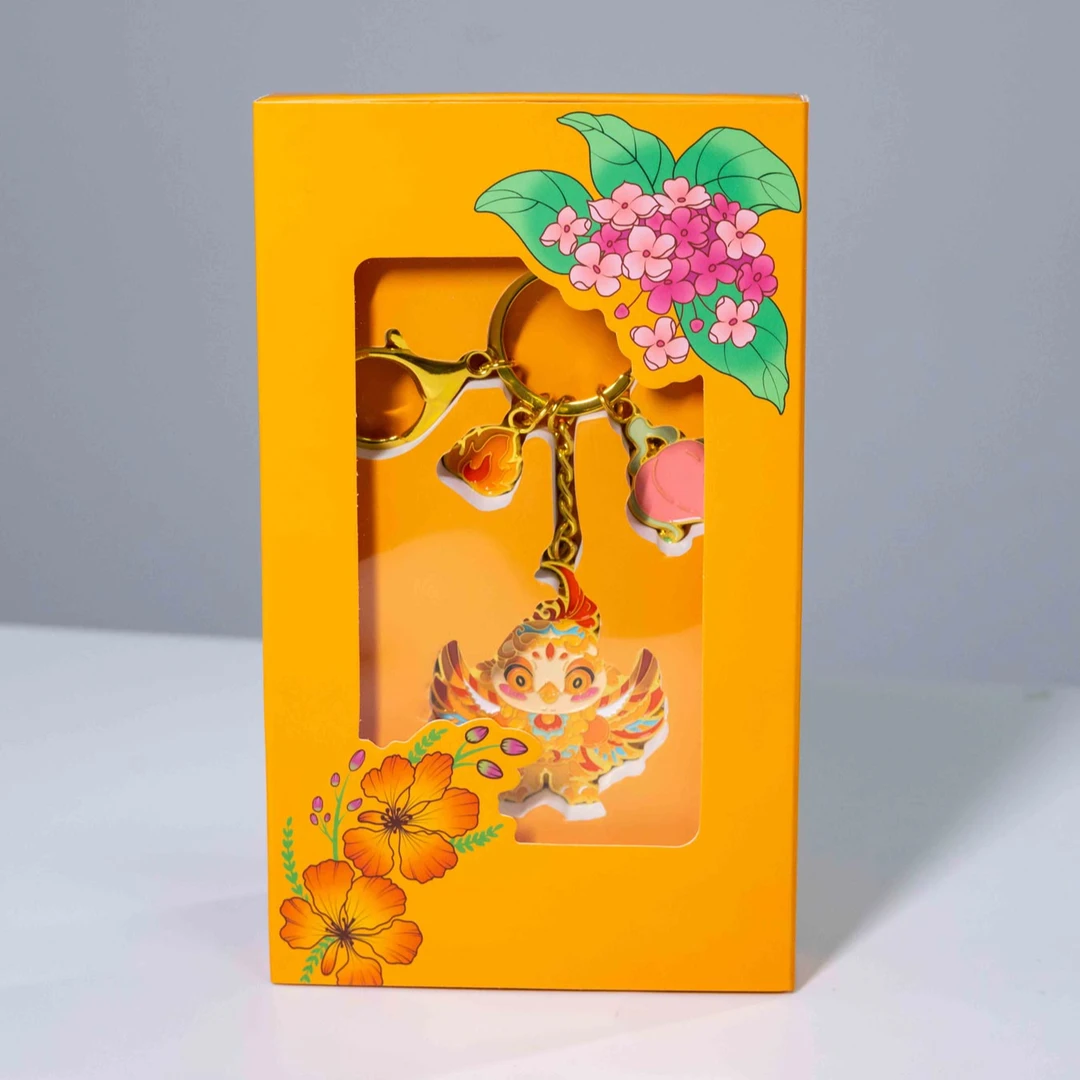 德宏金鸡阿鸾钥匙扣文创纪念品创意吉祥物