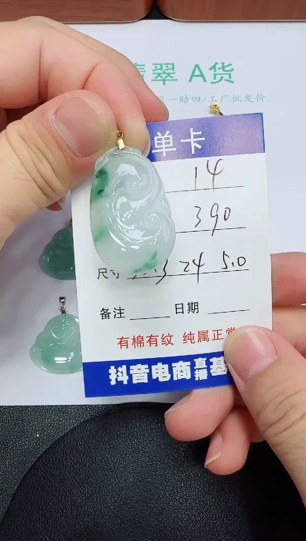 吊坠(赠链)未镶嵌翡翠14