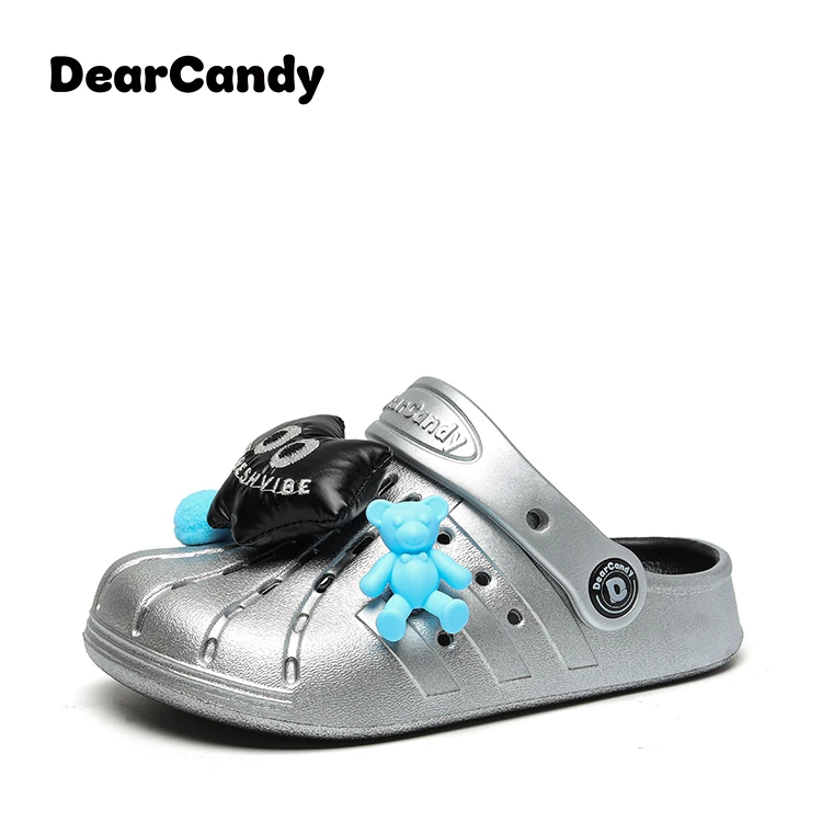 Candy(亲爱的糖果)儿童洞洞鞋男女童防滑凉鞋软底中大童沙滩鞋127