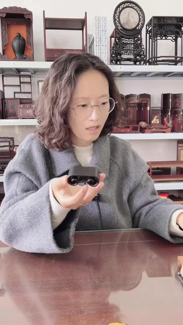 风车木（黑檀木）小书卷   3个25