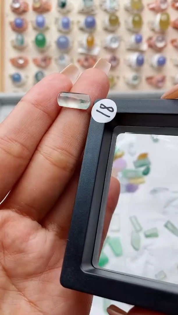 翡翠戒指未镶嵌缅甸天然A货翡翠18