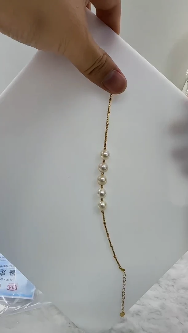 【闪购商品】海水珍珠DA银S925镶嵌c1450 手链8