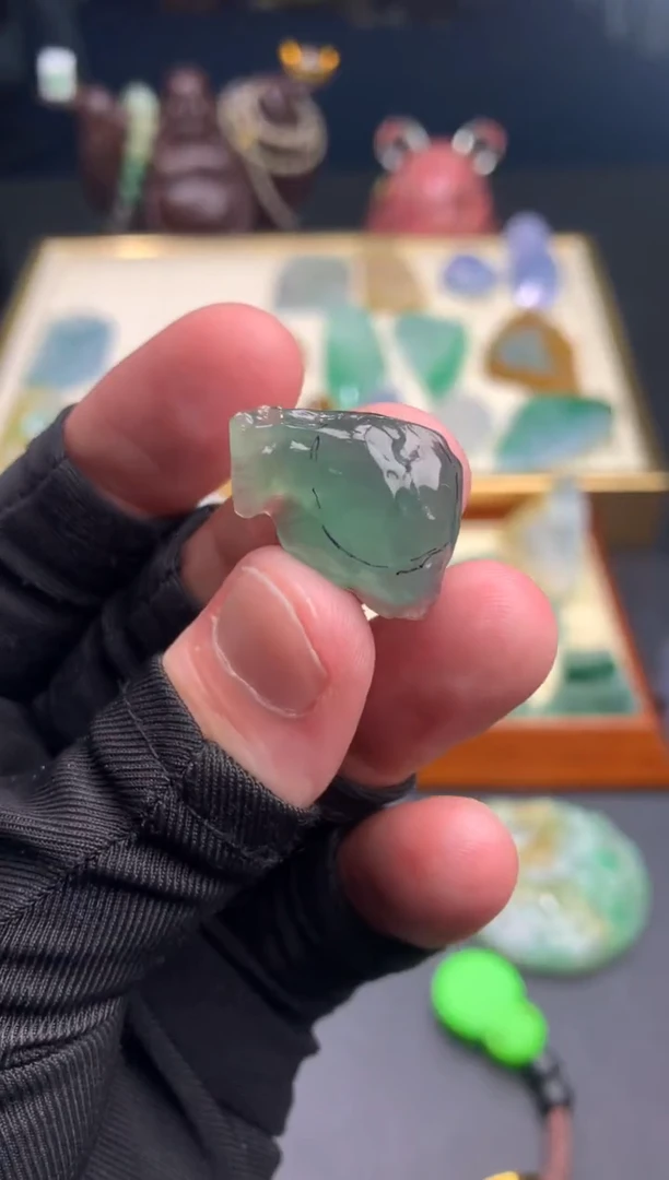 未镶嵌定制翡翠天然翡翠裸石（包工）