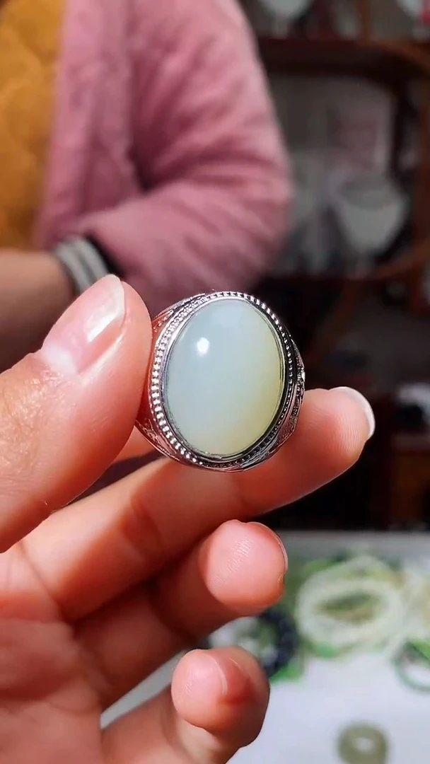 【闪购商品】和田玉戒指未镶嵌1