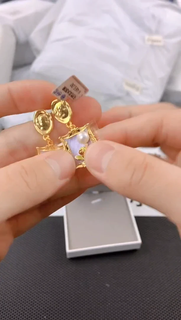 未镶嵌耳饰淡水珍珠ed1063