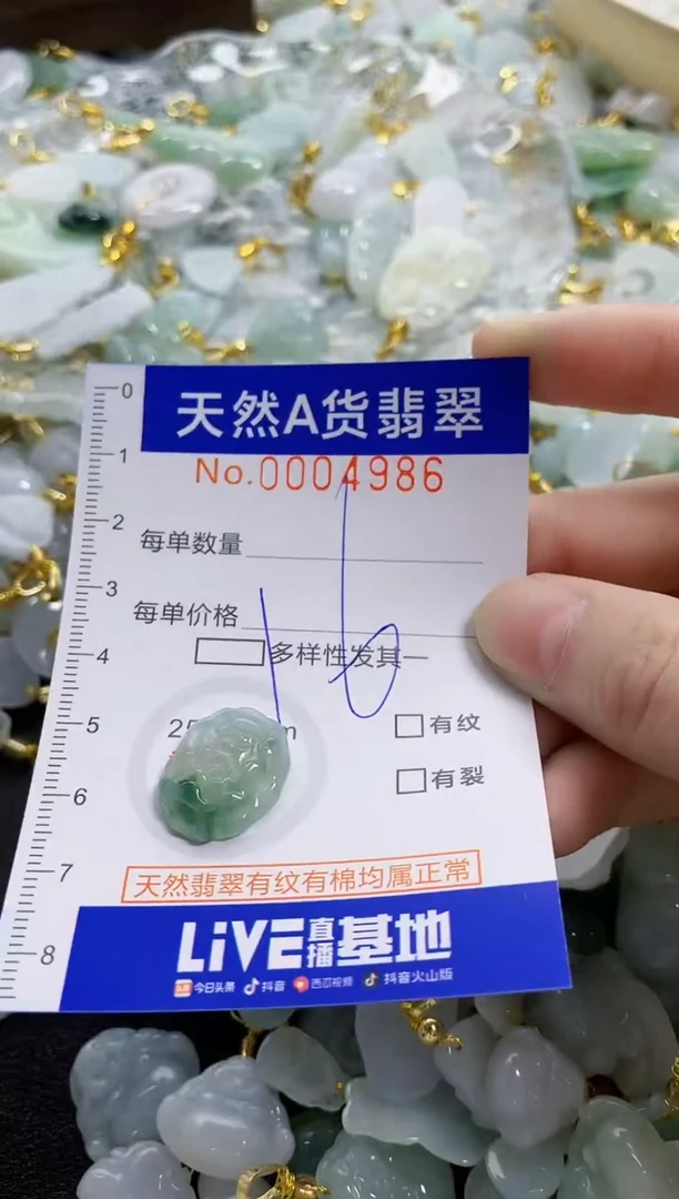 颈饰未镶嵌翡翠天然A货翡翠