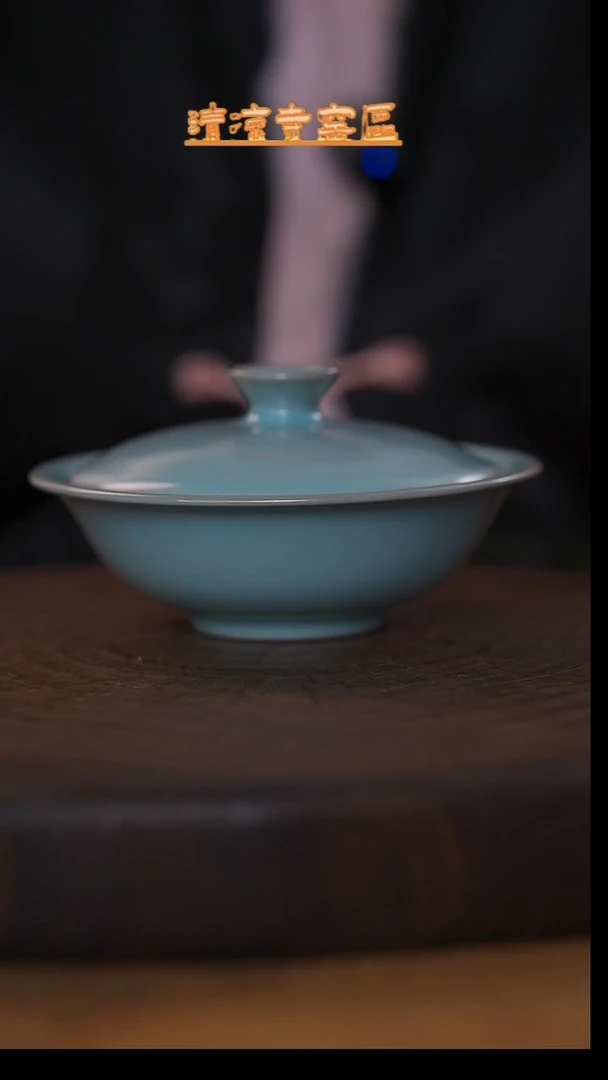 瓷片仿古纯手两才小乔