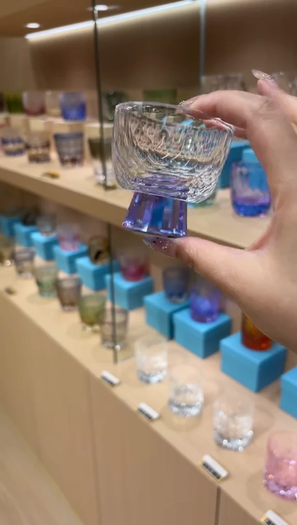 紫色闪烁茶杯 买一送一