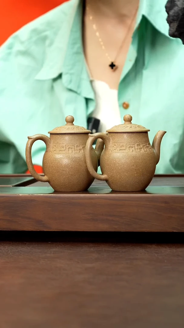 茶壶紫砂宝山墨绿泥玉瓶130cc左右