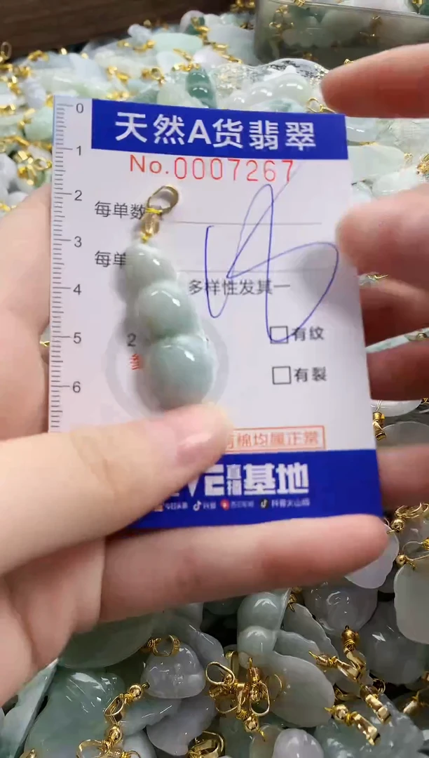 颈饰未镶嵌翡翠天然A货翡翠