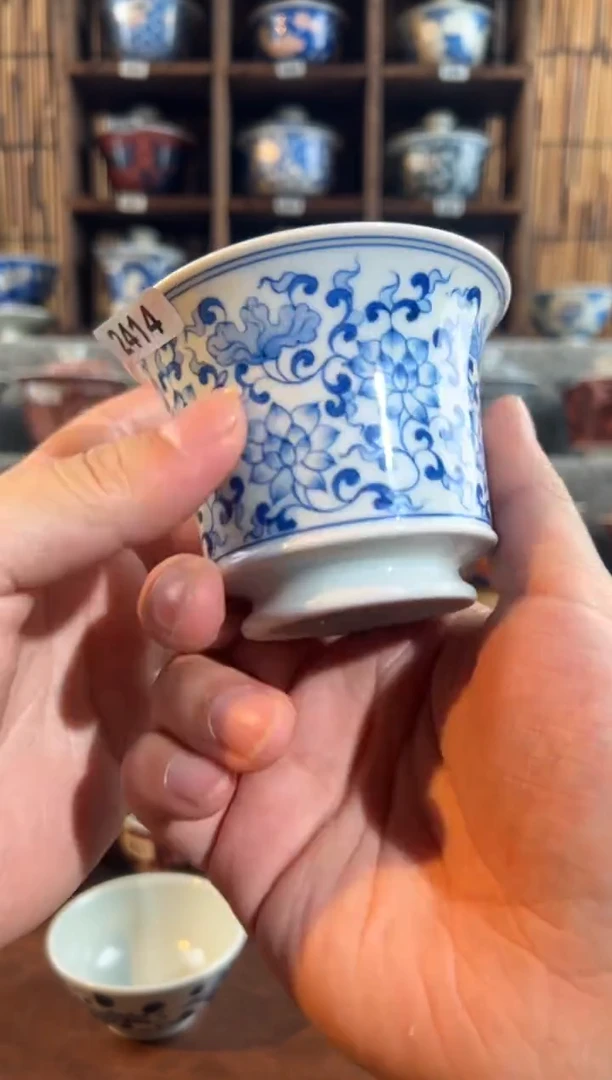 2414天禄言瓷全手绘茶器