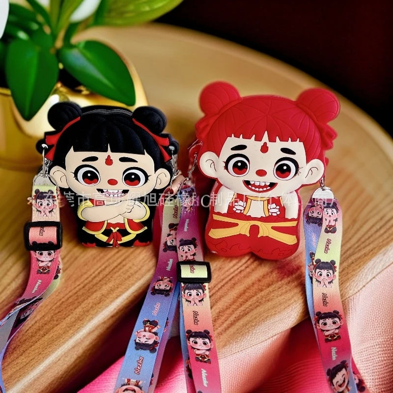 卡通儿童零哪吒敖丙小包可爱斜挎单肩包包手机可爱小包包