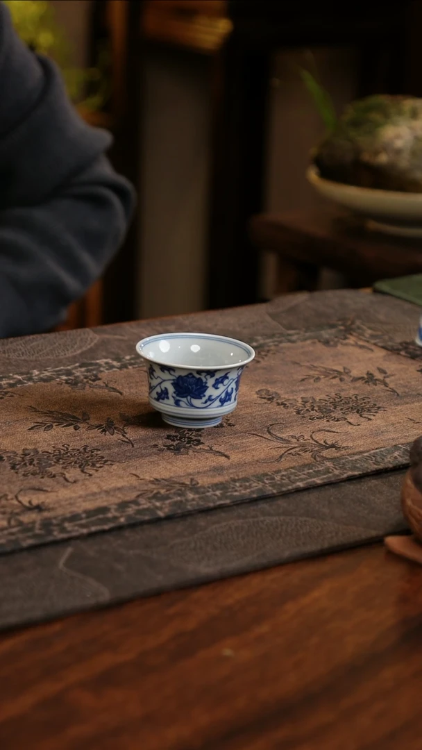 【闪购商品】杯子莹焰堂缠枝莲主人杯