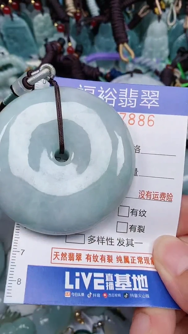 翡翠未镶嵌颈饰...0007886