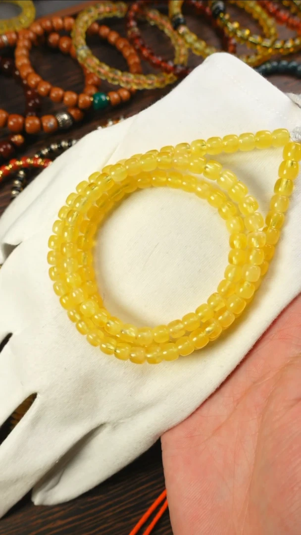 【闪购商品】蜜蜡手链未镶嵌2264/6mm蜜蜡108