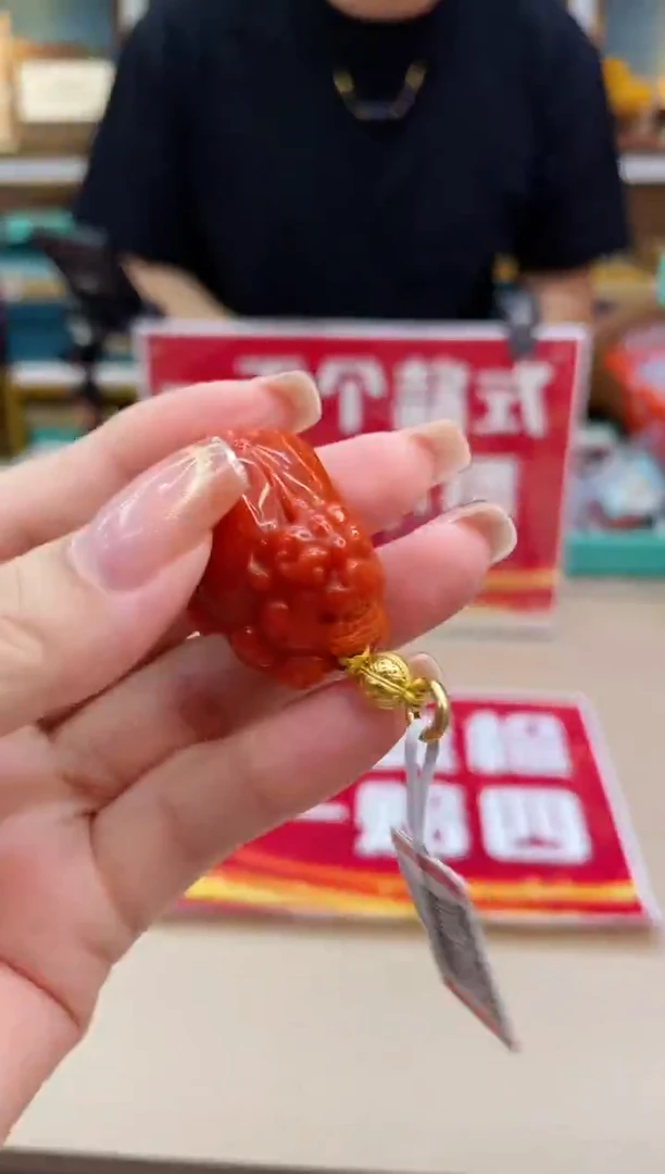 18K金镶嵌手链南红玛瑙@@ZY50717036