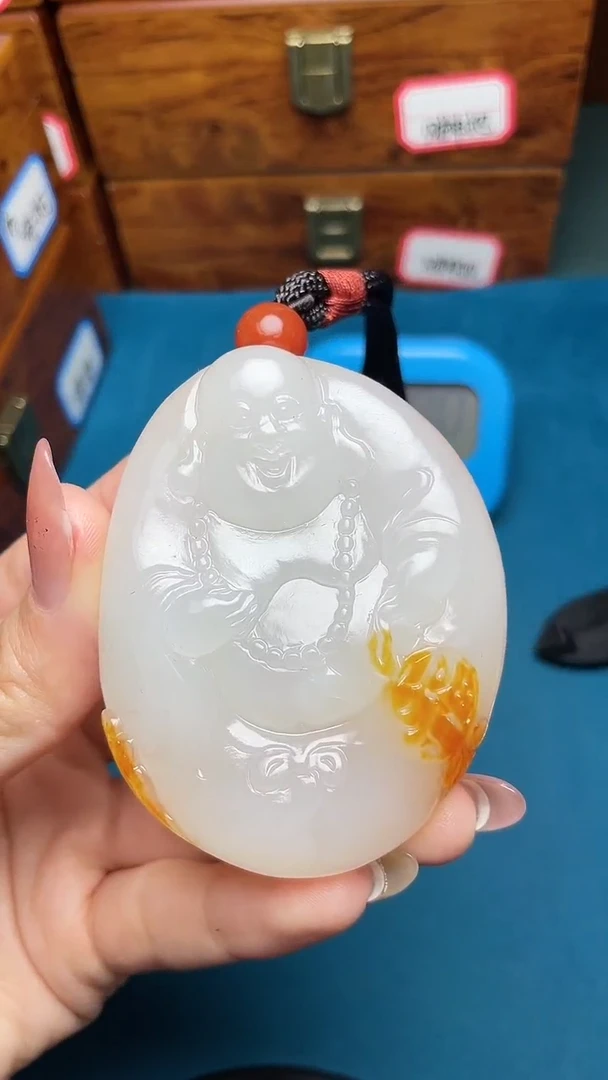 和田玉未镶嵌把件和田玉