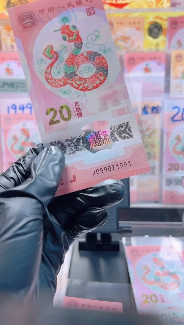 【闪购商品】蛇钞  059071991年份 单张 