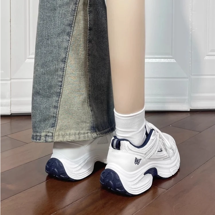 回力厚底老爹鞋女秋季网面透气百搭鞋子小众原创女鞋休闲运动鞋女